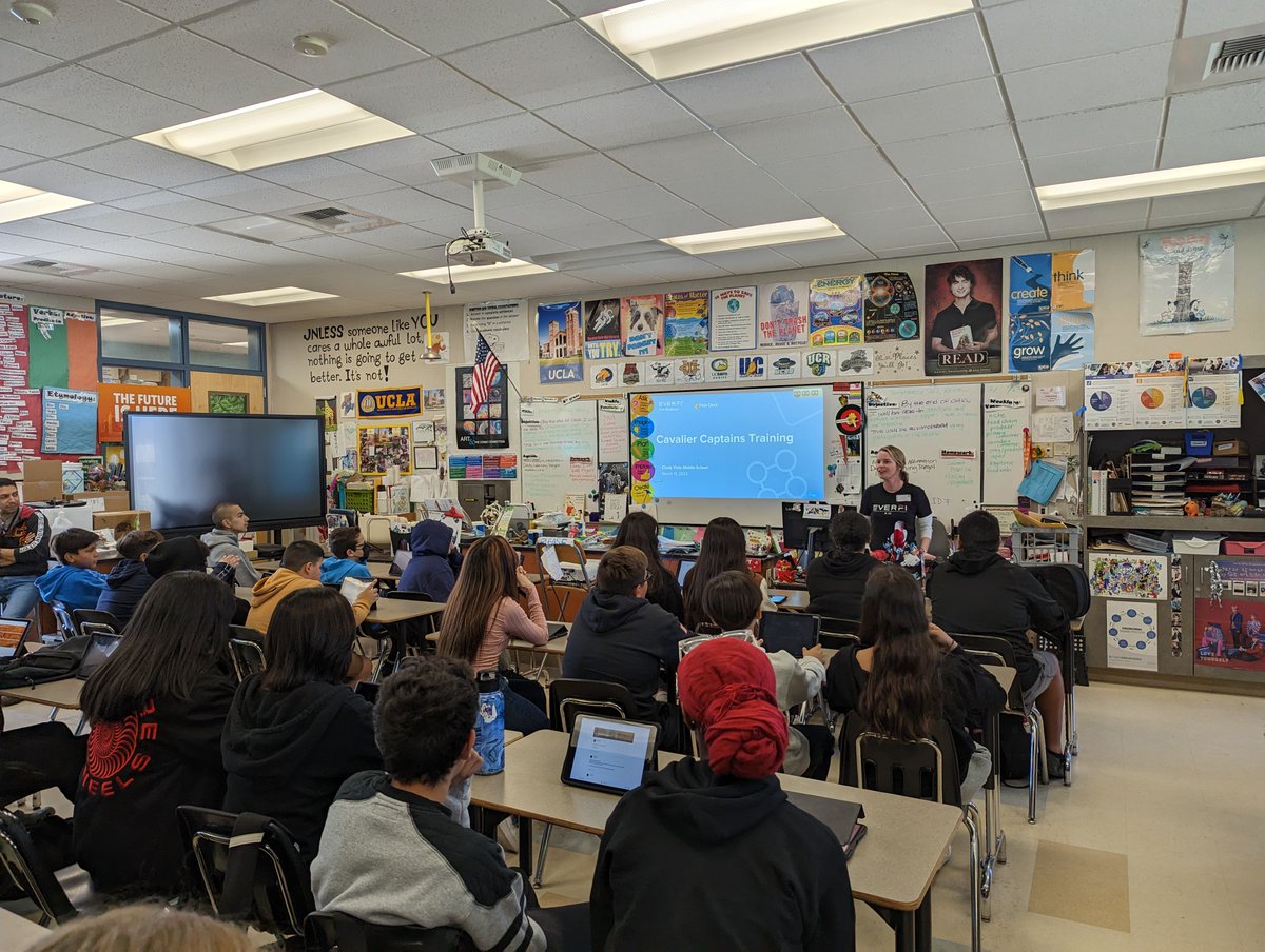 The Cavalier Captains are student leaders <a href="/SUHSD/">Sweetwater Union High School District</a>'s  CVMS who are making a big difference on their campus! They'll support their classmates as they learn skills to cultivate character and maintain healthy relationships through <a href="/EVERFIK12/">EVERFIK12</a> <a href="/CharacterPlaybk/">Character Playbook</a> 🖥️ 🎉 #DLDay