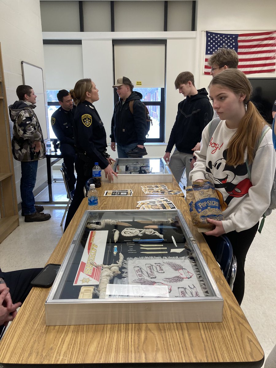 Week three of #workforcewednesday well underway! Special thanks to <a href="/BroomeSheriff/">BroomeSheriff</a> <a href="/CoughlinGerhart/">Coughlin & Gerhart, LLP</a> <a href="/NYSCourtOfficer/">NYS Court Officer</a> <a href="/fredakshar/">Fred Akshar</a> for giving #susquehannavalley students the opportunity to explore careers within <a href="/BroomeCountyGov/">Broome County Government</a> <a href="/SydelleStew/">Sydelle Steward</a>