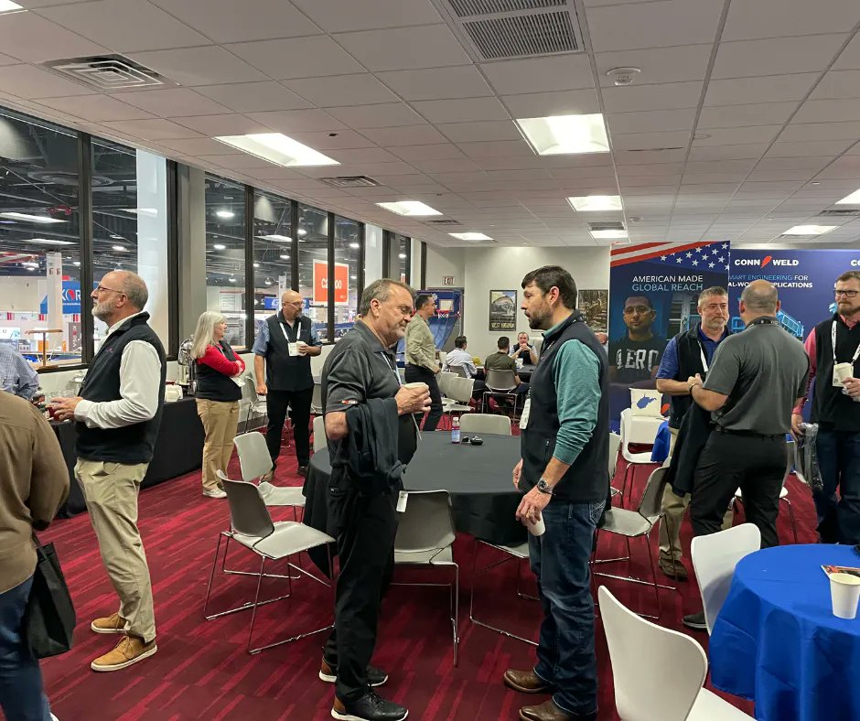 conn_weld's tweet photo. Our team enjoyed having the opportunity to host a pre-show breakfast to show our representatives our appreciation.
#CONEXPOCONAGG #CONEXPOCONAGG2023 #aggregates #DefinedByOurPeople #WVPride #CountryRoadsLeadToCONEXPO #WeCallThisHome #ConnWeld https://t.co/cT84EJZA5c