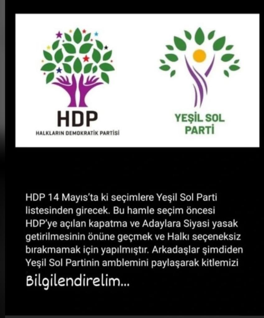 Bunu RT yapalım arkadaşlar. Seçmenlerimizin bu konuda bilgi sahibi olmasını sağlayalım. Duyuru yayılsın  RT✌️✌️
#YesilSolParti