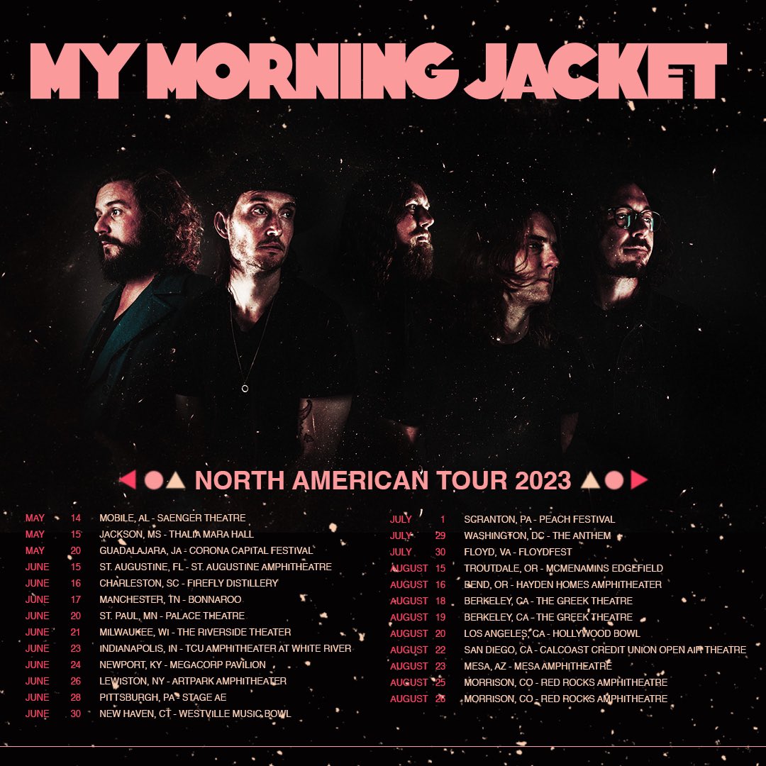 my morning jacket on Twitter "We are so excited to announce a new US
