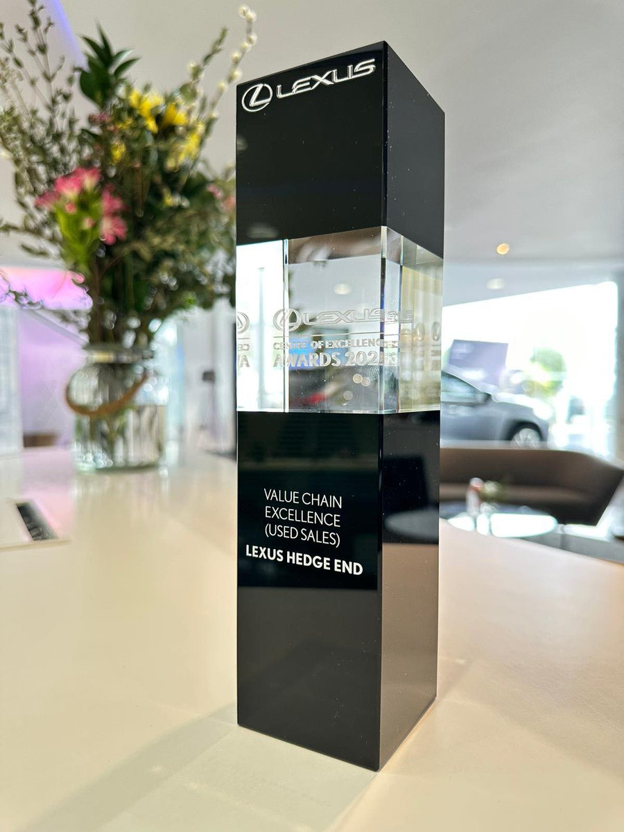 LexusHedgeEnd's tweet photo. Last month, #Lexus Hedge End were delighted to have been awarded Best Used Car Centre at the 2022 Lexus Centre of Excellence Awards. 

We'd like to take this opportunity to congratulate our team on their fantastic efforts - we look forward to seeing what this year will bring! https://t.co/MvmNOVXzpU