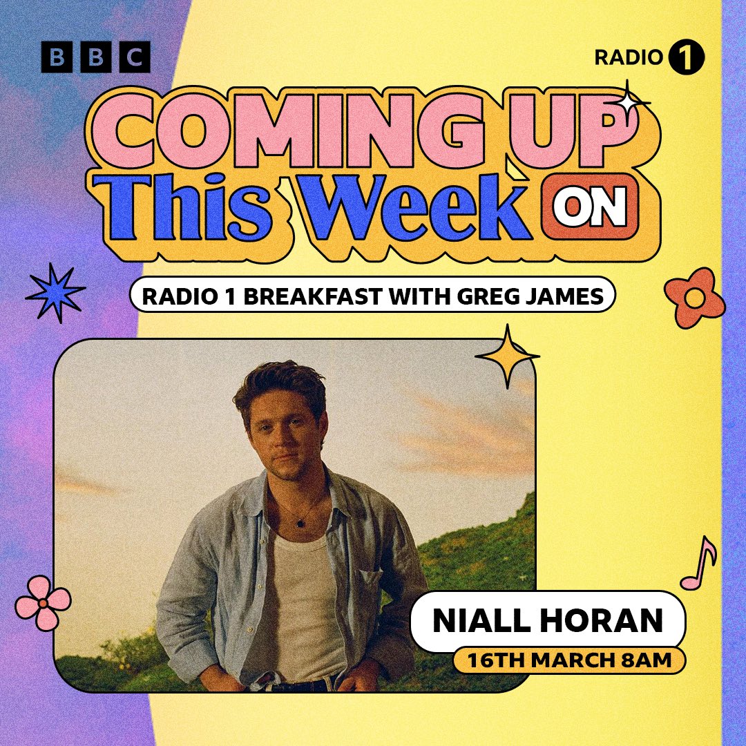 BBCR1's tweet photo. .@NiallOfficial is on the breakfast show with @gregjames tomorrow!!  🫶

listen from 8am on @bbcsounds 🥰 https://t.co/N19OEXearl