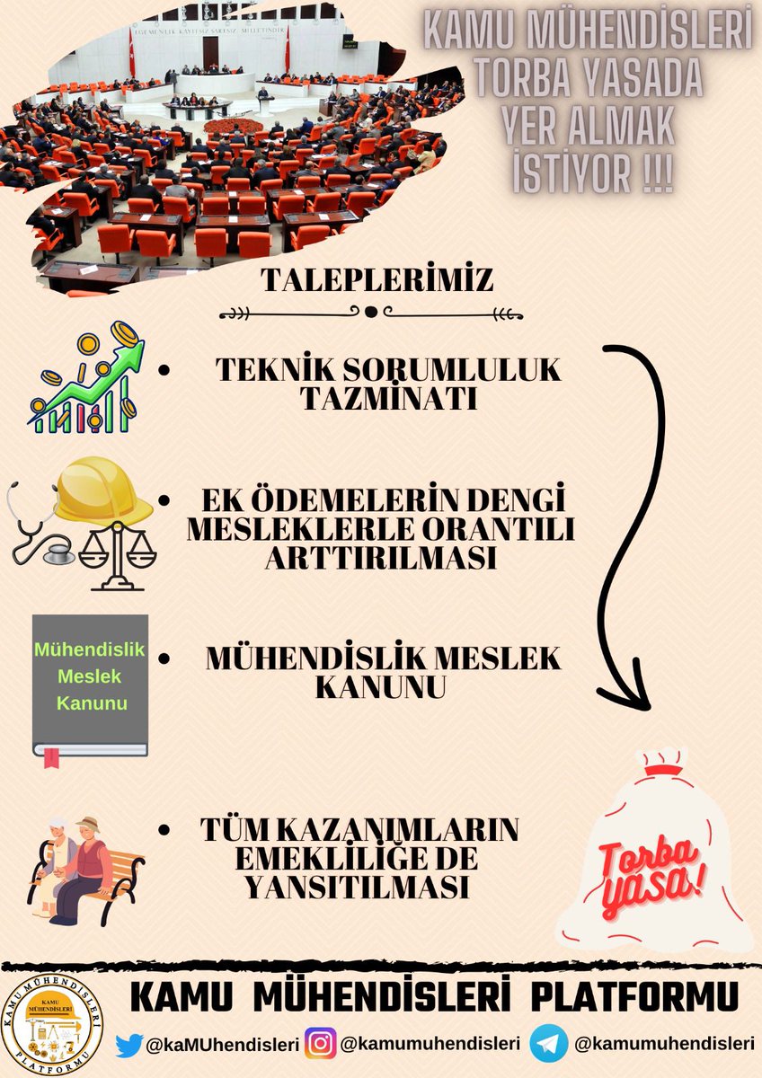 Ülkemizde teknik hizmetler sınıfının en üst noktasında görev yapan ve özel ihtisas gerektiren mühendislik mesleğinin unvan, yetki, kapsam, çalışma şartları, kariyer basamakları, meslekte uzmanlaşmanın ve mesleki gelişimin düzenlenebilmesi için bir “Mühendislik Meslek Kanunu”na