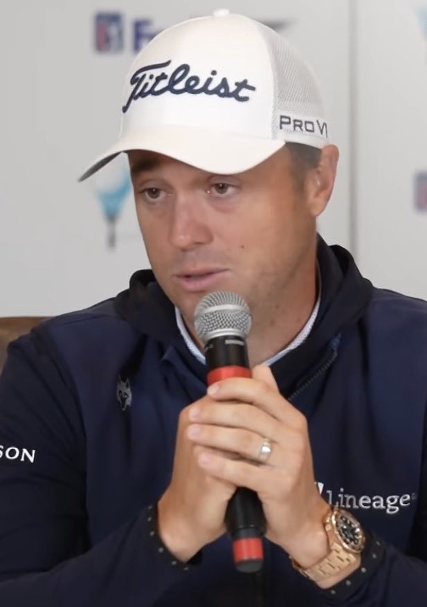 Tour Golf on Twitter "Wow. In his press conference today, Justin