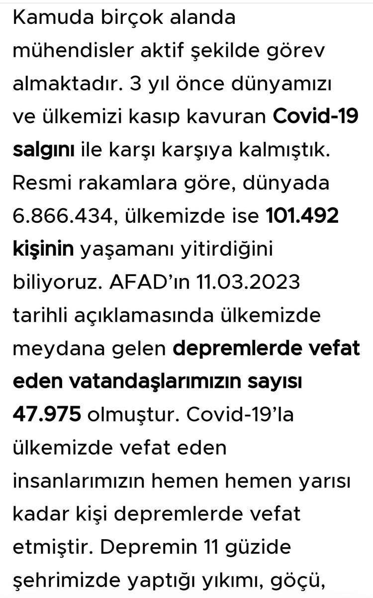 esenhikmet's tweet photo. Tüm kamu mühendisi meslektaşlarımın okumasını tavsiye ediyorum ⬇️🙏🙏
#GundemKamuMuhendisleri @kaMUhendisleri @turangazetesi23 https://t.co/TxUrmwZgmQ