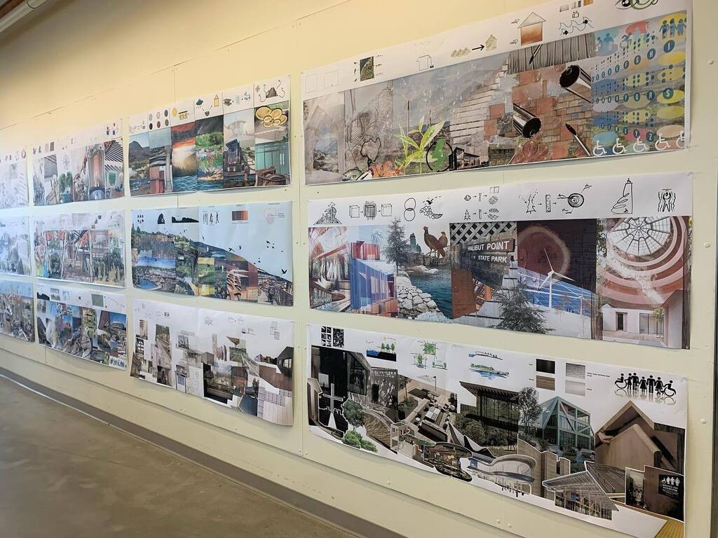 UMassArch's tweet photo. A very small sampling of 29 total D4 Research Storyboards. Our studio project is the design of a spiritual space at Halibut State Park on Cape Ann. https://t.co/WjEmvEPyhy https://t.co/EmMUWmwSgS