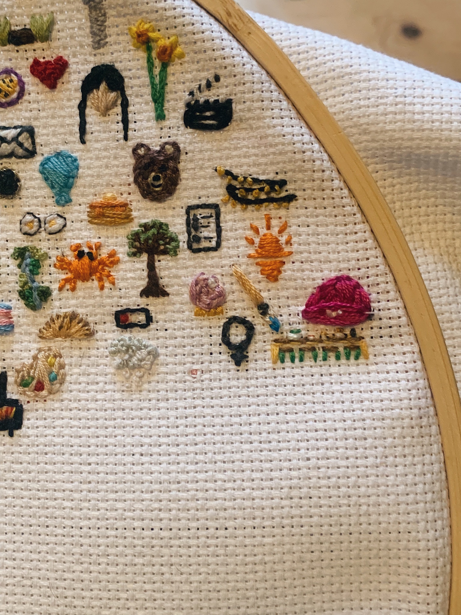 Dr Ola Demkowicz on X: Added a tiny @ucu hat to my embroidery