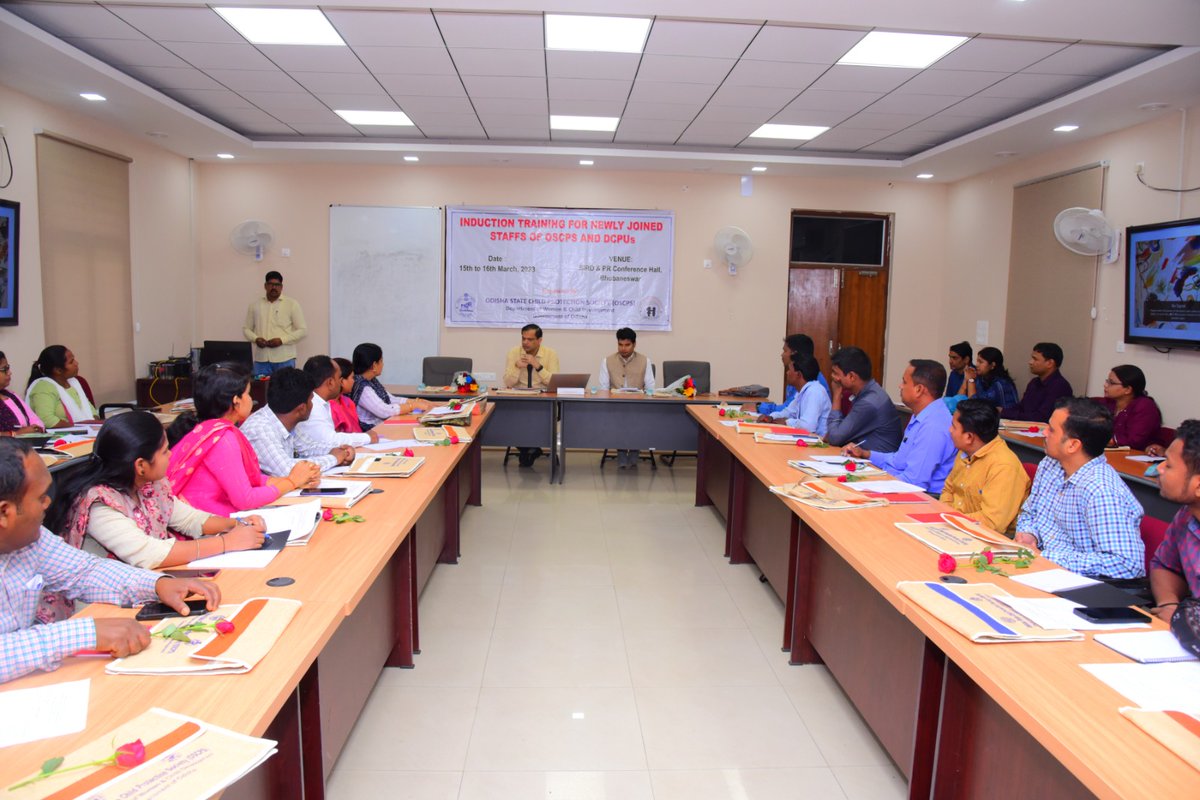 OSCPSODISHA's tweet image. Strenghtening the network of child protection through train HR. #OSCPS organised 2 days induction trianing prog. for newly joined staff of SCPS and DCPU at SIRD, BBSR