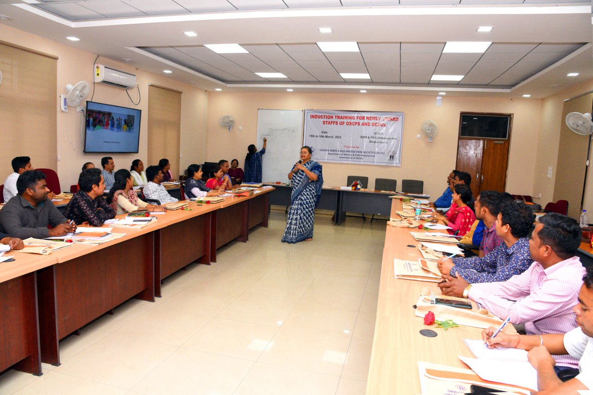 OSCPSODISHA's tweet image. Strenghtening the network of child protection through train HR. #OSCPS organised 2 days induction trianing prog. for newly joined staff of SCPS and DCPU at SIRD, BBSR