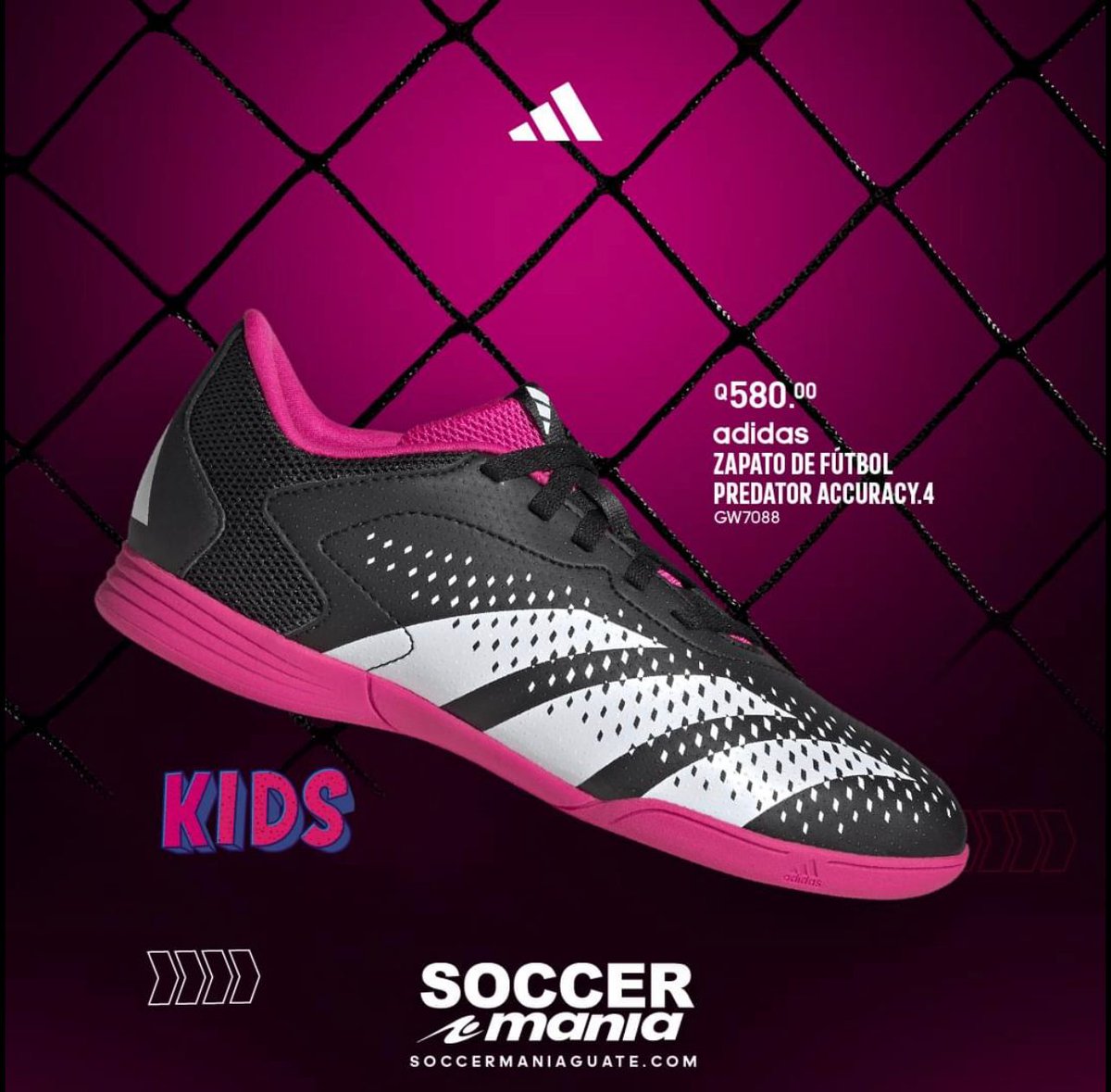 stereo100xela's tweet photo. ✅ Las Botas Adidas del nuevo Pack están increíbles 😍
💥 Listas para desarrollar tu máximo nivel en la cancha, disponibles ahora en tiendas #SoccerMania y Online 🛒 #Adidas #Predator #Accuracy #CopaSense https://t.co/30SG9swbsy