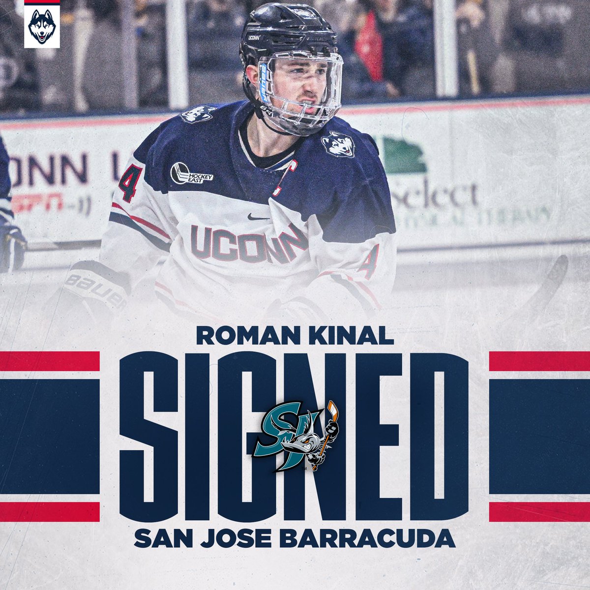 That’s our Captain‼️ Huge congrats to Roman Kinal on signing an ATO with the <a href="/sjbarracuda/">SJ Barracuda</a>