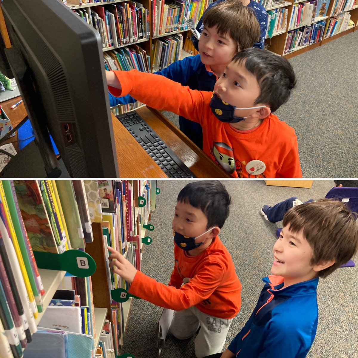 DooleySchool54's tweet photo. Some Library Club members started a library scavenger hunt today during club time. So fun! ππ
#LibraryRocks #ReadToLearn #WeAre54 #DooleyFamily https://t.co/YYuevZeicI