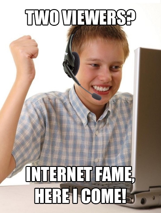 TheAnxiousAimer's tweet photo. How I feel every time the stream goes on. https://t.co/DtKzBZn4G2