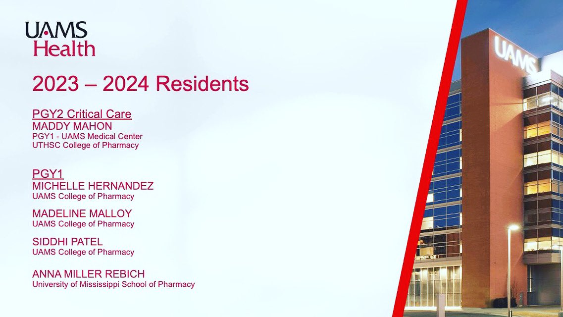 It’s a match! We’re excited to announce our 2023 - 2024 residency class!!