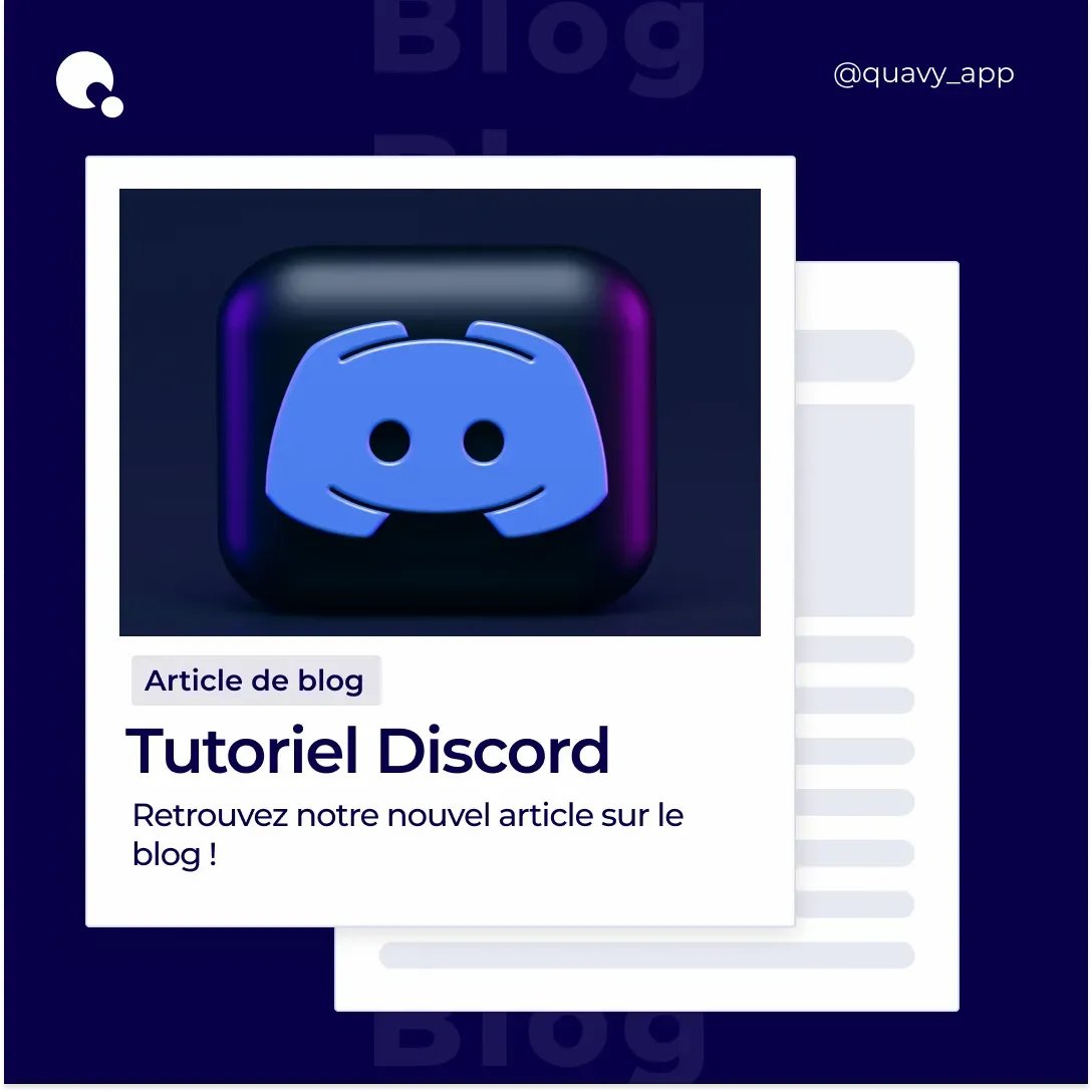 Quavy_fr's tweet photo. Tu veux rassembler tes viewers en une communauté sur #discord mais tu ne sais pas comment faire ? 🤗

Viens lire notre dernier article sur le sujet : https://t.co/Fxyj5mLAok🔥

#DiscordServer #twitchfr #blog #serveurdiscord https://t.co/TnuwH3rtIz