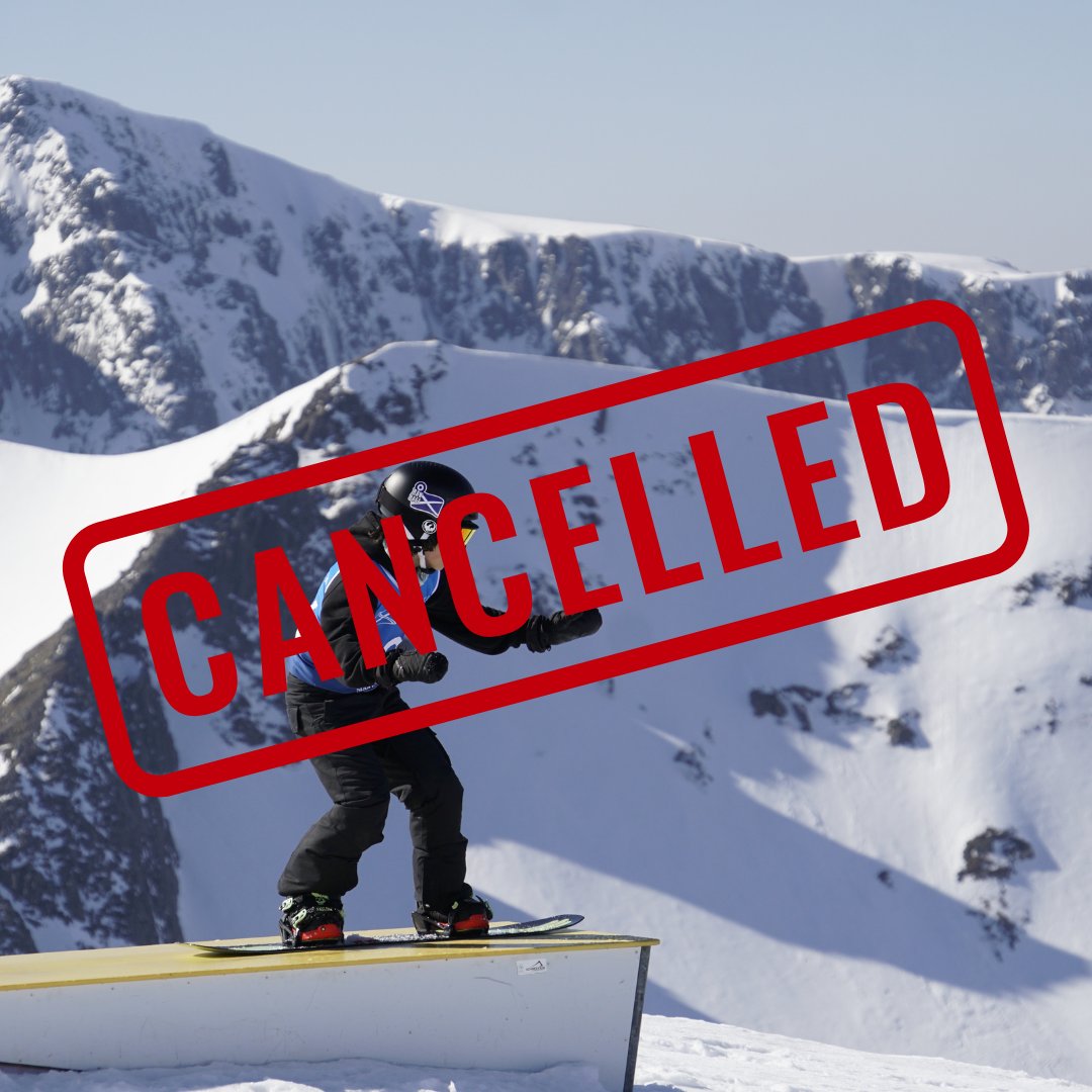 Unfortunately once again we are having to cancel an event. Although the East is benefitting nicely from the snow, the West is still struggling to get their slopes open - and that means we are having to cancel the Scottish Slopestyle Championships.