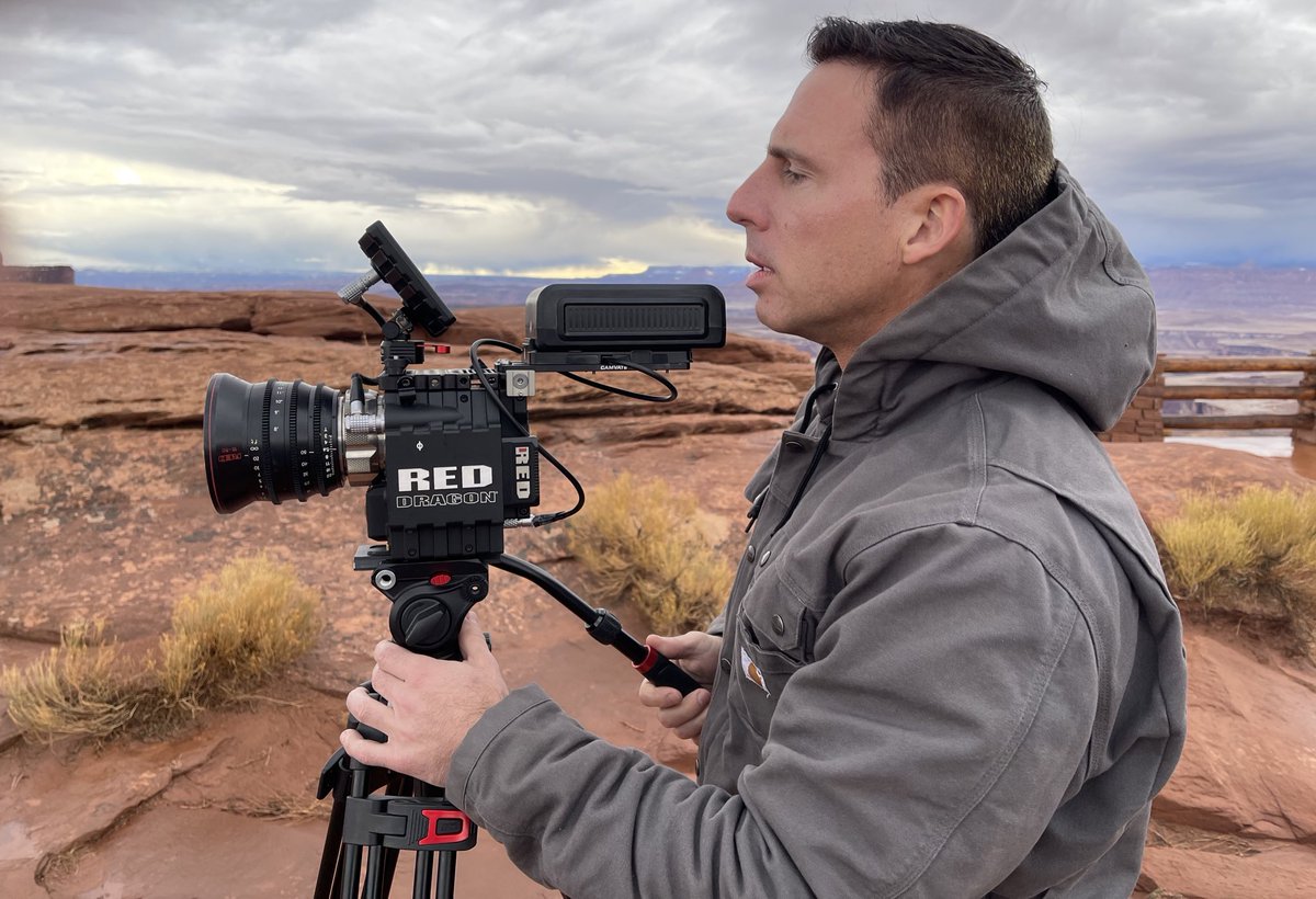 Filming out at #canyonlands and #deadhorsepoint in #moabutah with the #redcamera