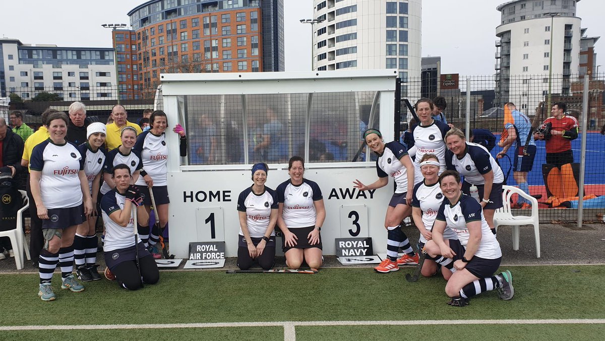RNBagLady's tweet photo. @RAFHockey @Army_Hockey_UK @hockey_navy Sorry to disappoint, but you’re 180 out. The RN beat the RAF 3-1. Great game by both sides ⚓️🏑 https://t.co/zUWZvMZrP0