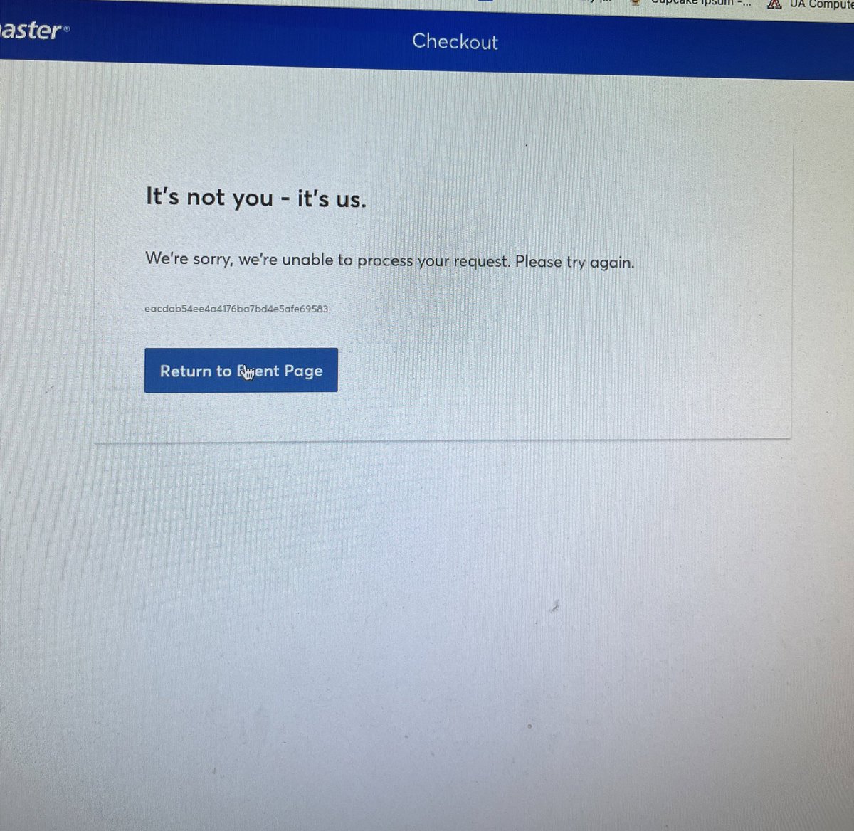 myzencorner's tweet photo. Tried to get tickets for @thecure but @Ticketmaster is the usual shit show. Spent 30 minutes in this loop and ended up having to join the queue again. 
#ticketmasterfail https://t.co/H8Zhtc6b2e