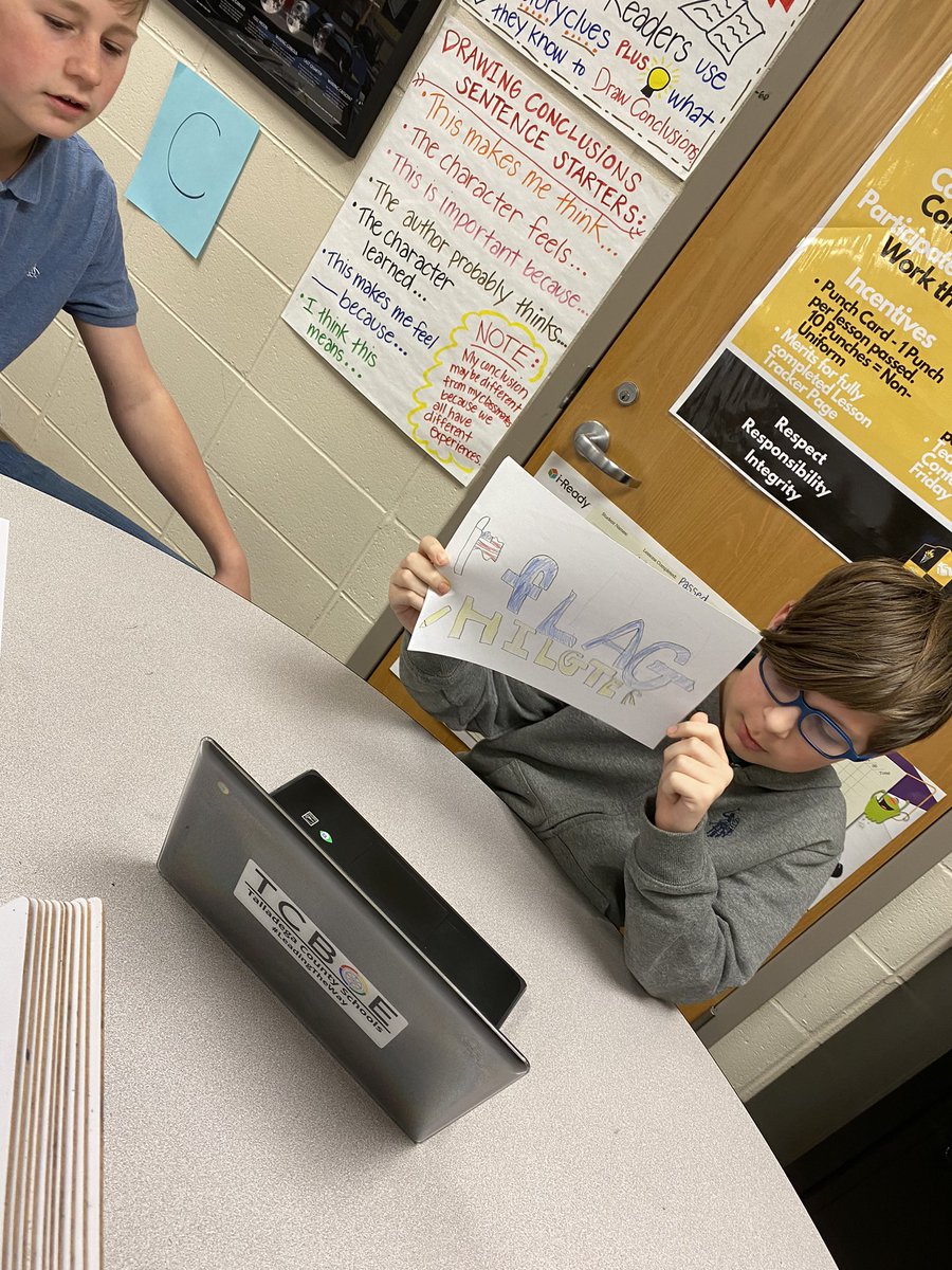 Students created a video tutorial showing how to use ACAP online testing tools using Flipgrid.
#DLDay 
#DMSDLDay23