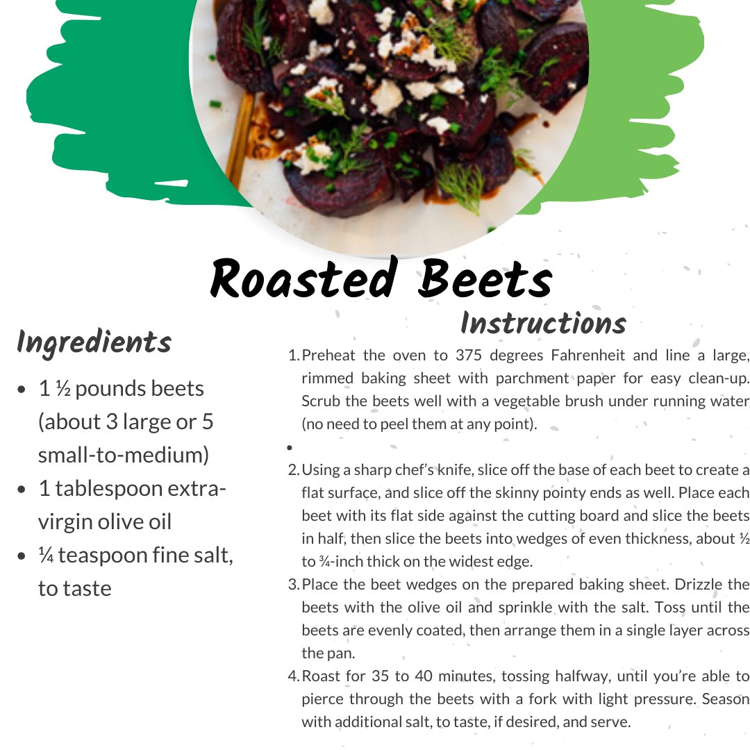 ReachMarionCo's tweet photo. Try Something New ...

 New Roasted Beets Recipe 
#fruitsandveggies #FreshBucksIndy  #reachmarionco #HealthyIndy #SNAP #Hossierworks #healthycommunities #happyfamilies https://t.co/Xvxckt4J9i