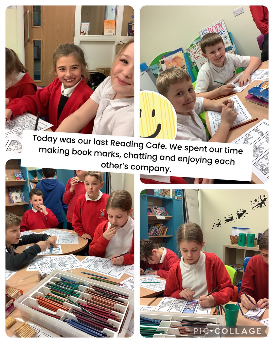 levertonacademy's tweet photo. Tonight our Reading Cafe members made bookmarks to help them take responsibility for their own reading! Such a wonderful after club for us all to enjoy - Facts have been shared and poems have been giggled at! #readingisthekey #readingrocks #teamleverton https://t.co/J7DBKsDTA4