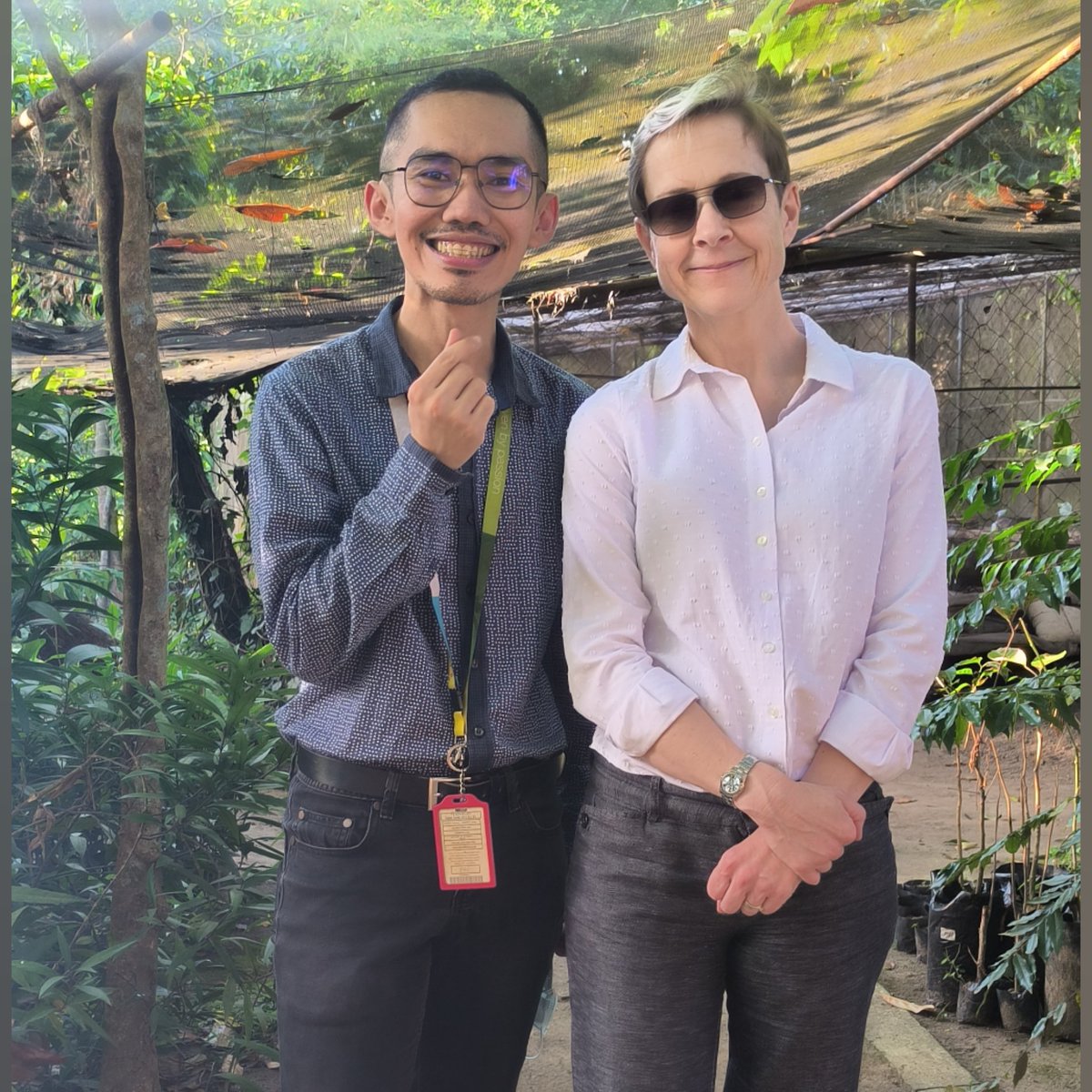 Dr. Fiona R. Hay, our mentor and collaborator, gave a brief lecture and visited our laboratory. 💚 #everydaythankyou #PlantGeneticResources #SeedScience