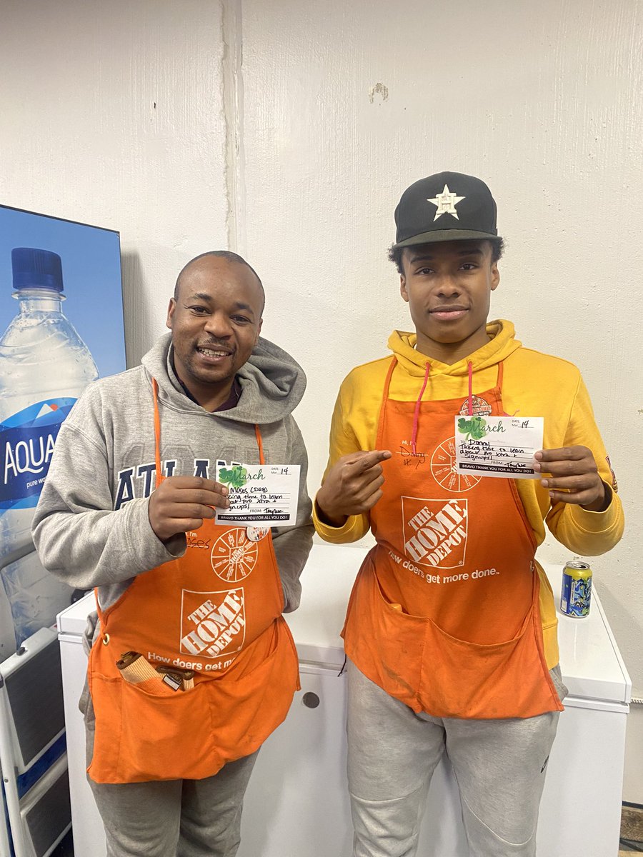 BRAVO to Moses and Donny for taking care of our Pros on the front lines and in garden!