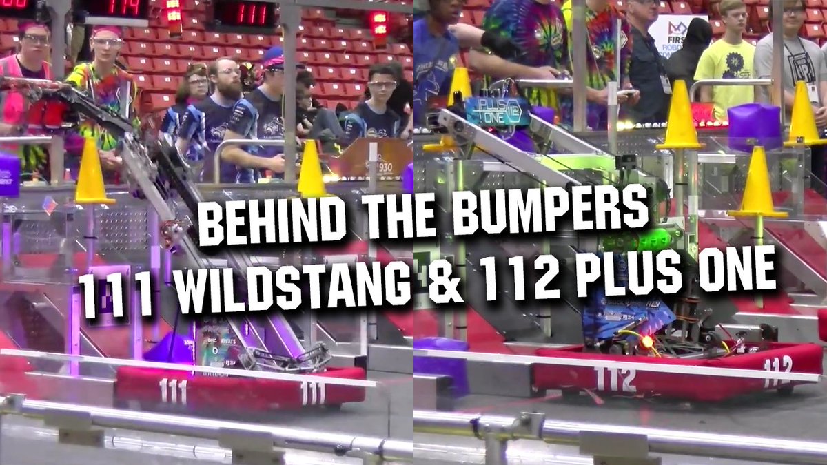 youtu.be/iKxRiTgii4k Get Behind the Bumpers with two incredible teams including hall of fame 111 WildStang and 112 Plus One; sibling teams of the WildStang Program.  

@111wildstang @112plusone