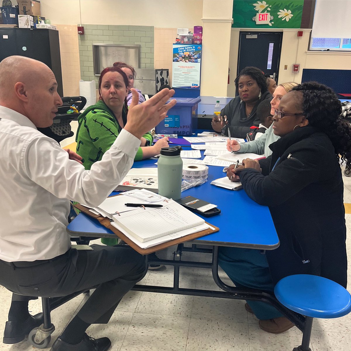 New and exciting beginnings for our new PTA board! Our RPES PTA board met w Principal Martin as we finish out the remainder of the school year. Thank you to our parent volunteers who help make our Ss, staff and school better! @redclayschools <a href="/DelawarePTA/">Delaware PTA</a> @JasonMartin1976