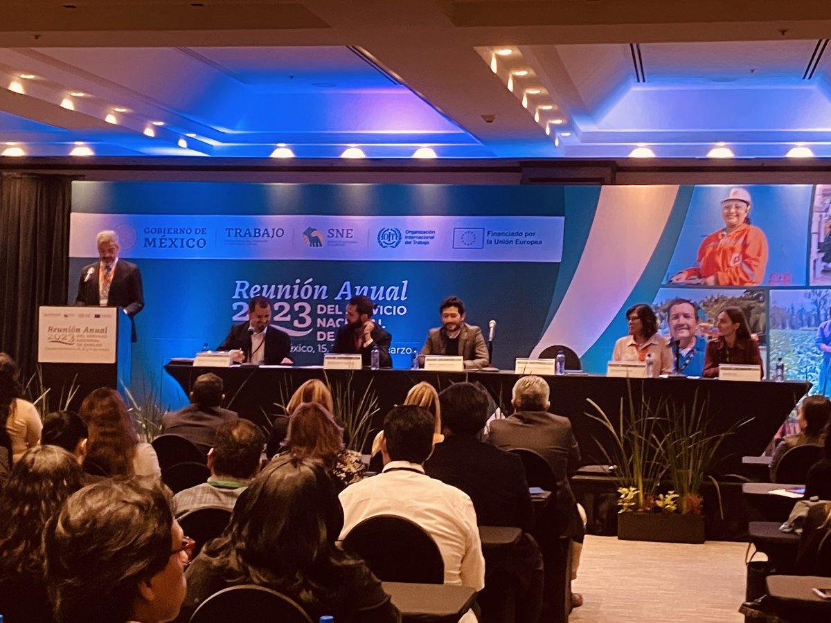 OITMexico's tweet image. #OIT presente en la Reunión del Servicio Nacional de Empleo 2023, con la presencia de oficinas de los 32 estados, con el objetivo de intercambiar experiencias, aprendizajes y logros.