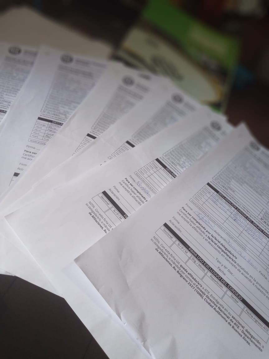 ✔️📣Seguimos construyendo con y desde las bases como es y debe ser siempre, nuevamente gracias a cada uno de las y los  trabajadores que ponen una cuota de confianza en esta Agrupación Sindical ✔️💪