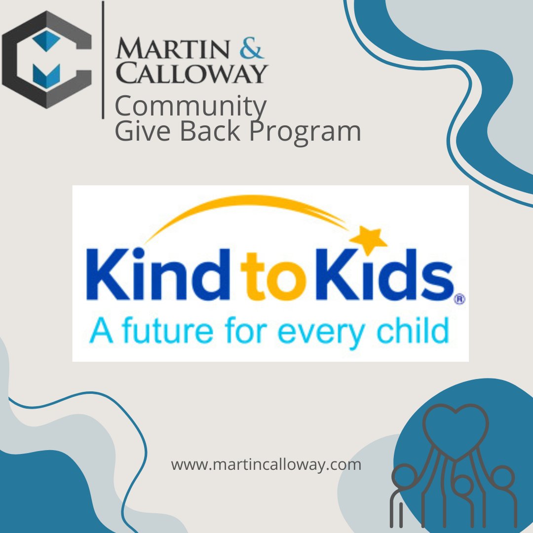 Each month, Martin &amp; Calloway donates a portion of our proceeds to a local charity as our way of saying thanks to a community that supports us. This month we have selected <a href="/kindtokids/">Kind to Kids</a>! Learn more about their mission at <a href="/kindtokids/">Kind to Kids</a>.org. #delawarehomeowner #delawarerealestate