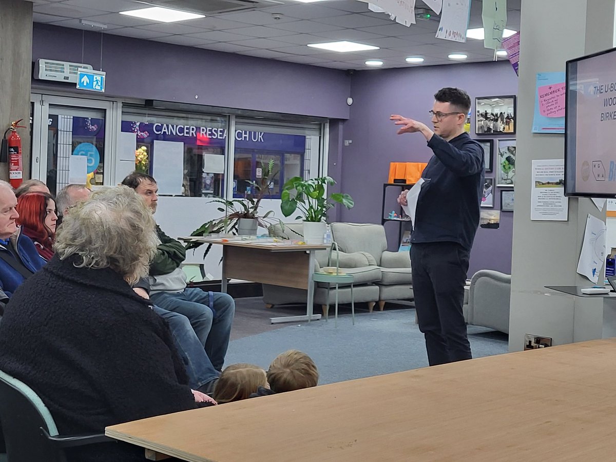 PlacedEd's tweet image. Big shout out to @howtofixauboat @Big_Heritage @MgMaStudio for the event this evening in BirkenEd&apos;s Place. Great to welcome so many people through the door. Great presentations, good chat, positive vibes. @WirralCouncil