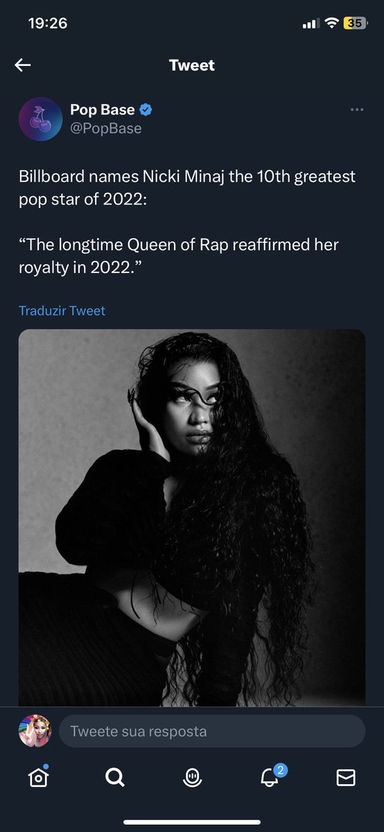 minajvadia's tweet photo. “já que nunca chamaram ela de rainha do rap” 

literalmente qualquer coisa que a nicki minaj lança a billboard proclama ela rainha do rap. 

segue três links + duas matérias fazendo isso 

🔗 https://t.co/whN0m78Uts
🔗 https://t.co/SedkaokO9S
🔗 https://t.co/tXrxyNRB3Z https://t.co/xym5fdXeLL