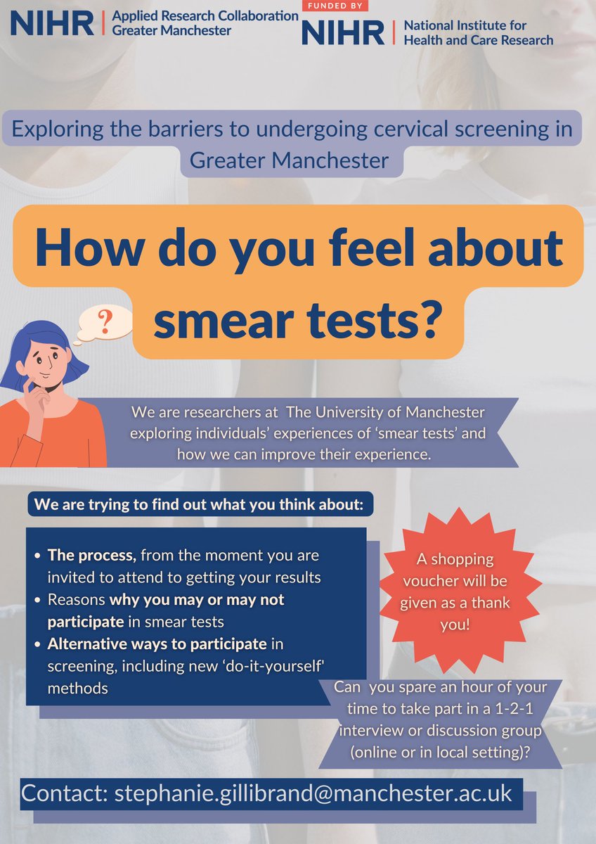 Can you help shape the future of this life saving test so more women can get screened and get saved ? 🙏 no individual should feel they can’t access screening because of fear, past abuse, current life circumstance or status #cancerawareness #cervicalscreening #cervicalcancer