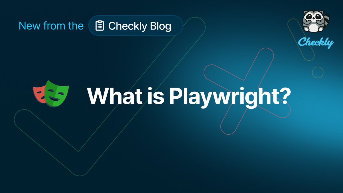 checklyHQ's tweet image. Looking for an introduction to Microsoft's new end-to-end #testing framework?
We've just posted a @playwrightweb primer in the Checkly blog that will help you get up to speed with the new cool kid in testing town.😎⬇️
blog.checklyhq.com/playwright-exp…
#playwrightweb #monitoring #checkly