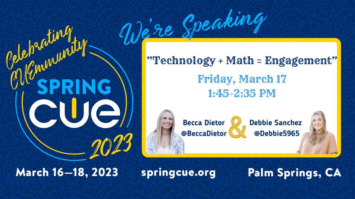 christinekdixon's tweet image. This @DoublePeak_K8 group is SO excited to learn at #SpringCUE this week in ☀️ Palm Springs!🌴

Thankful to have fundraised by teaching after school classes &amp;amp; help from our amazing @DP_PTO ❤️

@BeccaDietor and @Debbie5965 presenting Fri for Technology+ Math= Engagement!👏 
#SDCUE