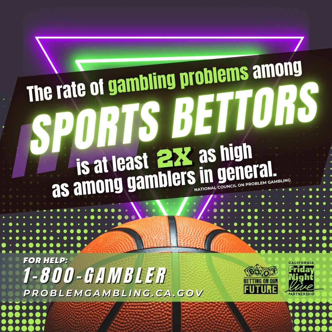 The rate of gambling problems among sports bettors is at least twice as high as among gamblers in general. Help prevent underage gambling. #PGAM #PGAM2023 #BettingOnOurFuture