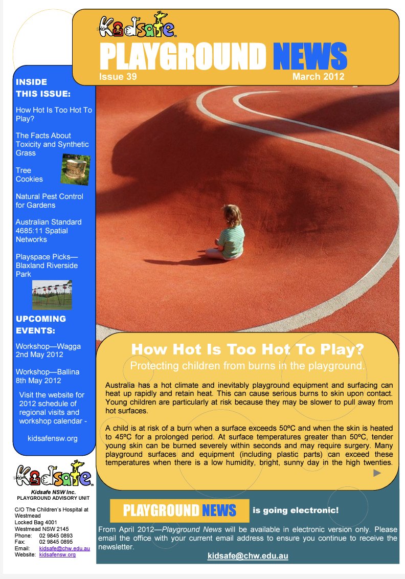 turfnatural's tweet photo. Children, including toddlers and kindy kids love taking their shoes off. At 50degC they can experience burns via Kids Safe and Westmead Hospital #turfburn #heatwave No warning signs https://t.co/pWFh7TO5mH