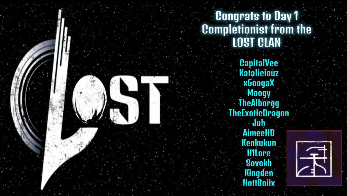 LOSTCLAND2's tweet photo. Oh yeah!!! Congrats LOST clan!! @Kataliciouz_ @kenkukun @AxGoog https://t.co/0hrMSVaa3A