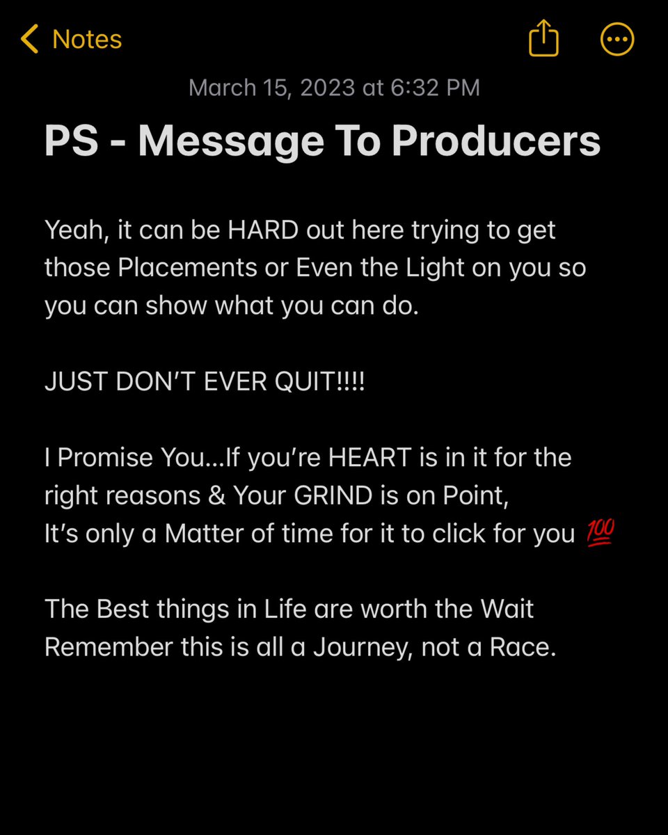 Message To Producers 🗣💯