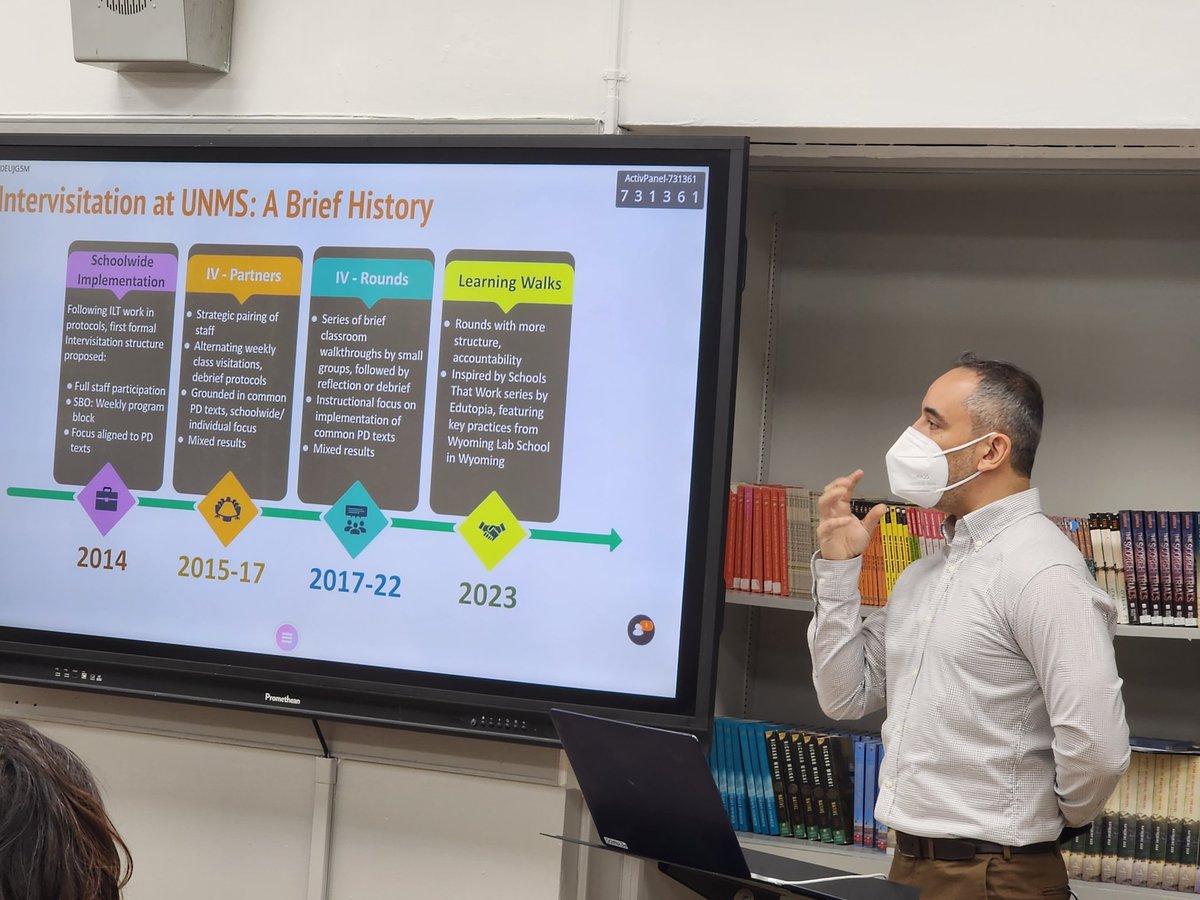 District1NYC's tweet image. Thank you @UNMS @LPeynado for sharing your best practices with our principals today #learningwalks #UNMSrocks!