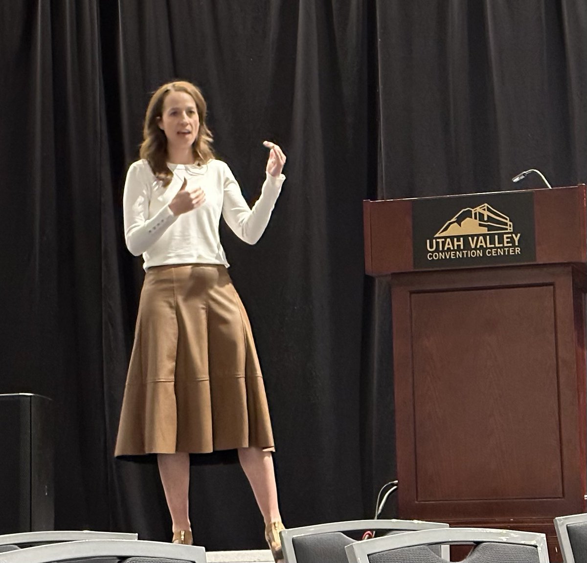 It has been an amazing two days! Thank you to <a href="/AbbyPalmerCox/">Abby Cox</a> for her concluding remarks to close such a wonderful conference and for all she does to show up for teachers. #UCET23