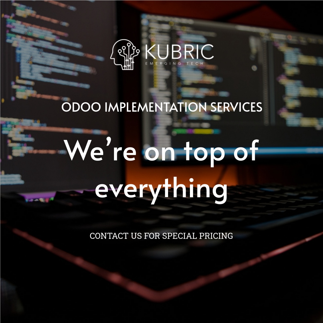 KubricTech's tweet photo. https://t.co/7vbm5RdKXy
Contacta nos con todos tus requerimientos de Odoo, tenemos varios planes para soporte y implementaciones! https://t.co/CAaTHIB4KX