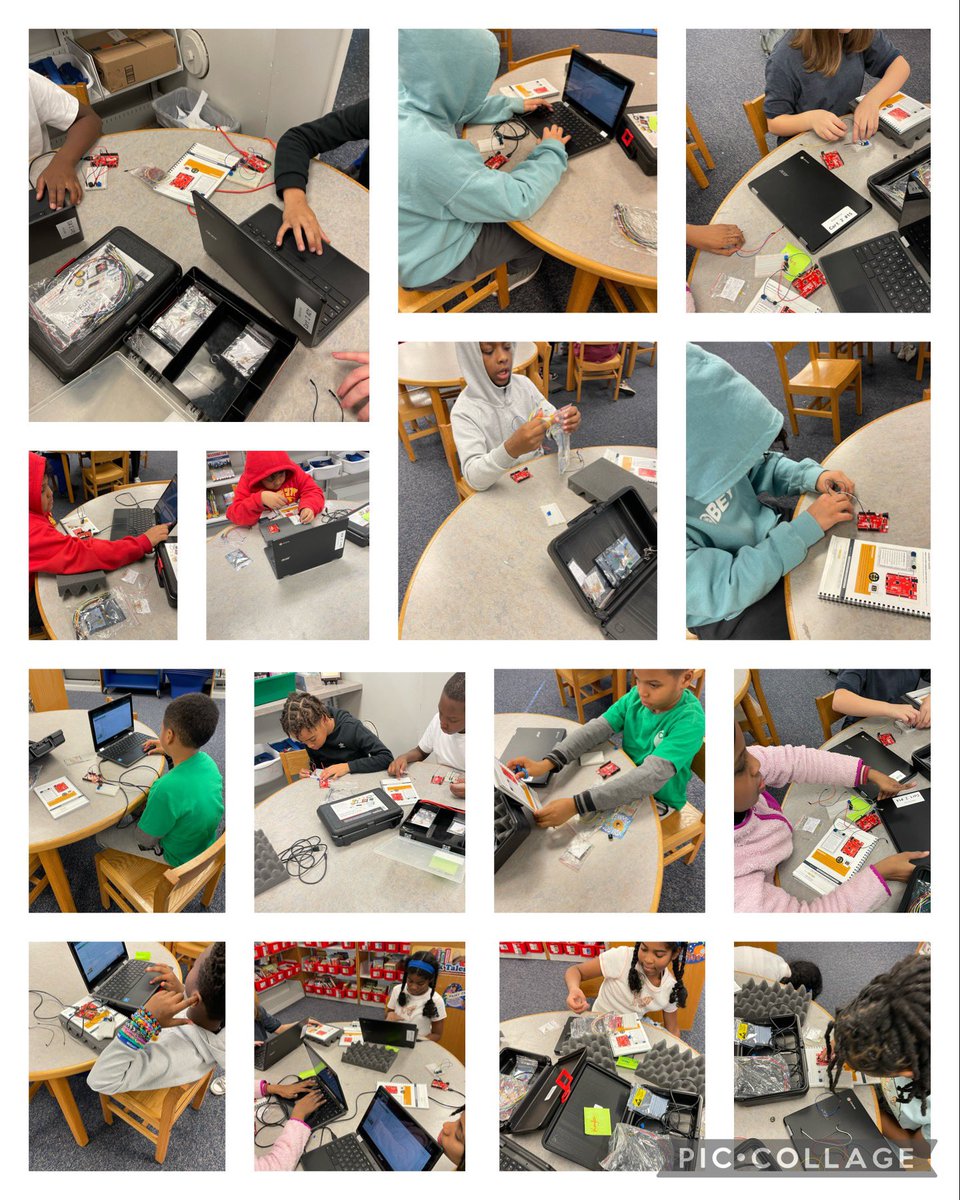 MrsLetterio's tweet photo. Tonight @HawthorneWCS Intermediate coders worked on red boards with potentiometers and added a sound button Learning to code Happy birthday and changing sounds within a code.  Great job tonight!  Music and code! https://t.co/9tReFt9S7Y