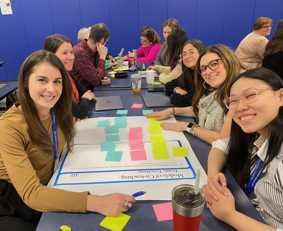 MillburnMSPrin's tweet photo. Great Professional  Development session at MMS this afternoon. #TeacherCollaboration #MMSGrowth @millburnschools @SuptBurton @MillburnMSPrin https://t.co/AsXeIg4ZrR