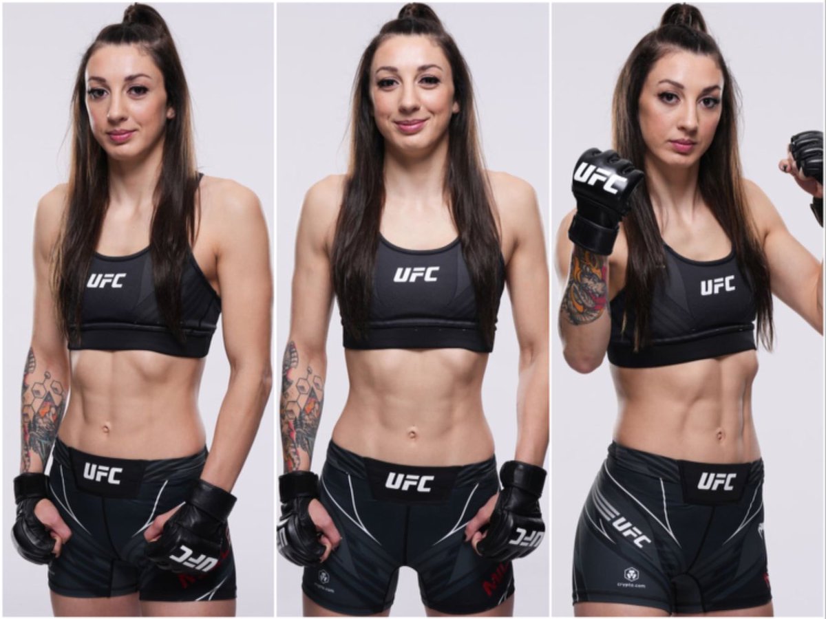 A FIRST LOOK at TUF 30 winner Juliana Miller in UFC’s Venum gear.

The “Killer” believes she’s the flyweight division’s next big prospect and looks to prove it with a statement win this Saturday at #UFC286.

#UFC #MMA