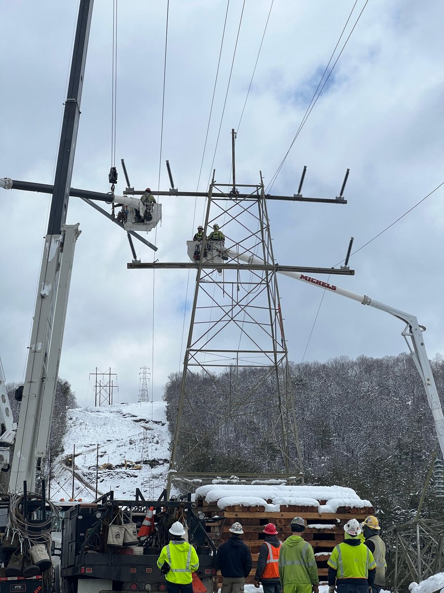 Eversource MA on Twitter "Repairing a transmission structure is a big